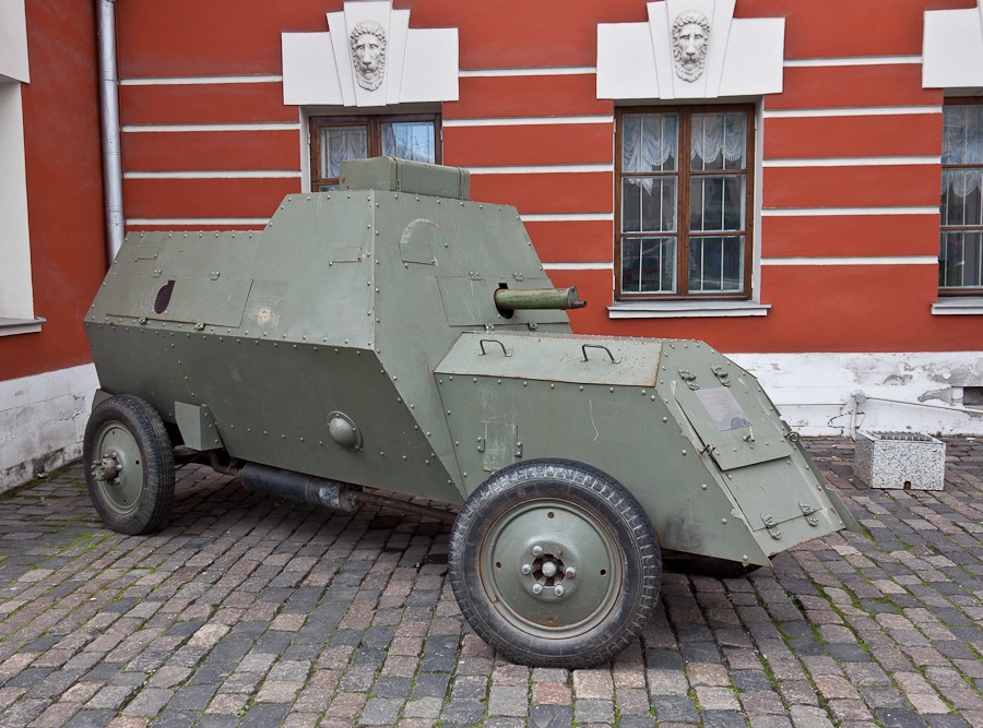 Бронеавтомобиль Руссо-Балт, 1914г. 1-ой Автомобильной роты Русской Императорской Армии.